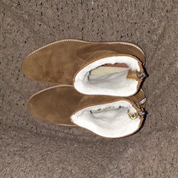 WANT LES ESSENTIALS-Stevie-Brown Suede Crepe Sole Boots-Size 9-Near Mint - Picture 7 of 10